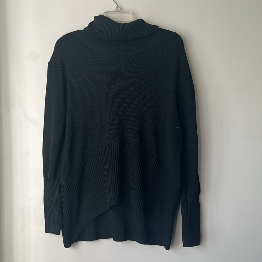Princess Polly Black Larnee Knit Turtleneck Sweater XS/S